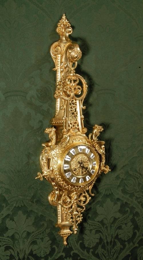 fig 1. ***** SOLD *****Dragon Cartel Clock by Japy Freres - large and superb!
